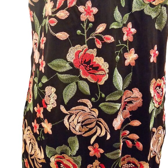 Donna Ricco New York Embroidered Dress - Size 8 - Picture 6 of 7